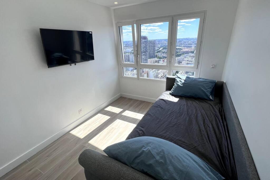 Nice Apartment With Amazing View Of Paris + Parking المظهر الخارجي الصورة