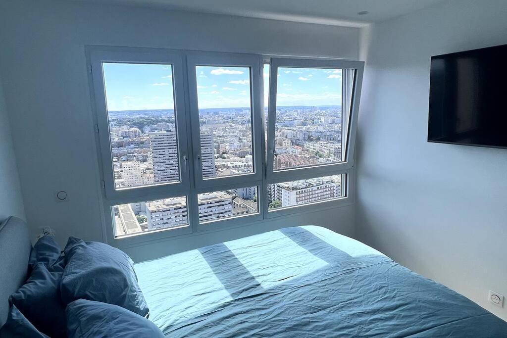 Nice Apartment With Amazing View Of Paris + Parking المظهر الخارجي الصورة