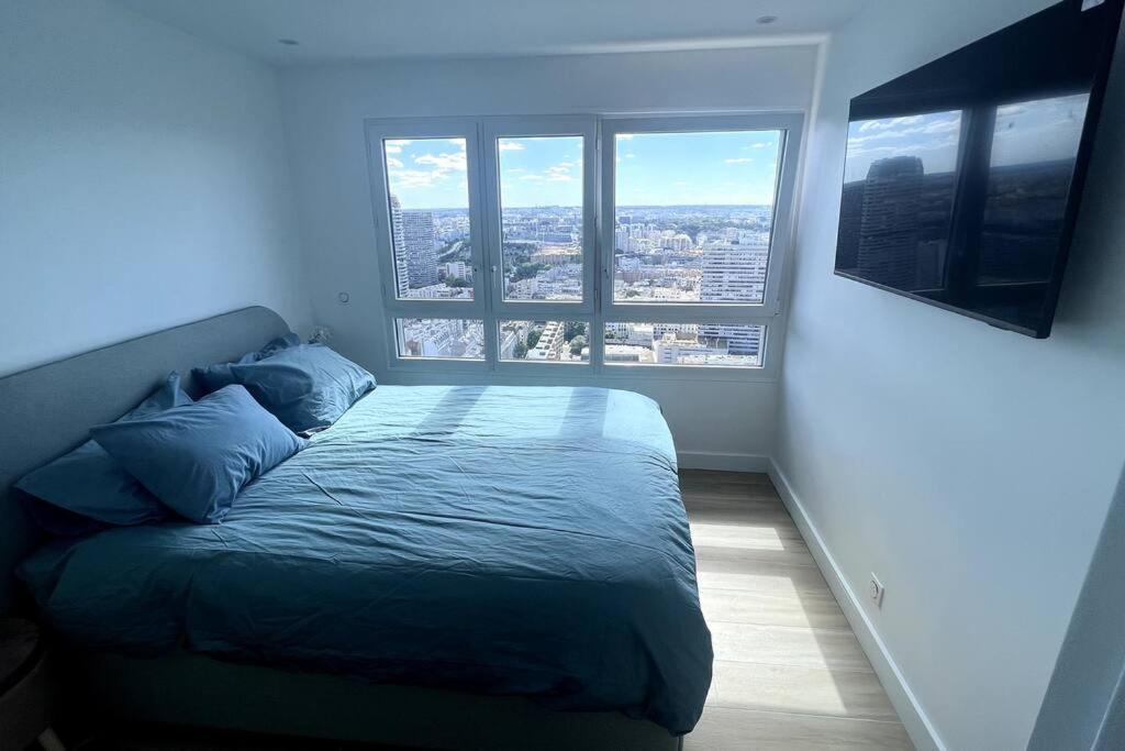 Nice Apartment With Amazing View Of Paris + Parking المظهر الخارجي الصورة