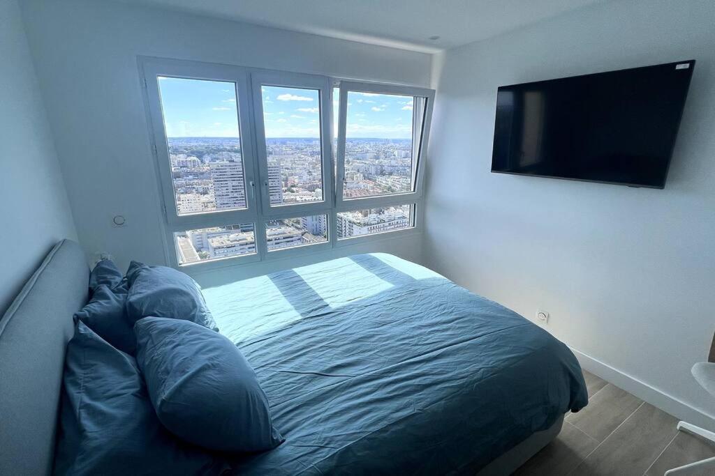 Nice Apartment With Amazing View Of Paris + Parking المظهر الخارجي الصورة