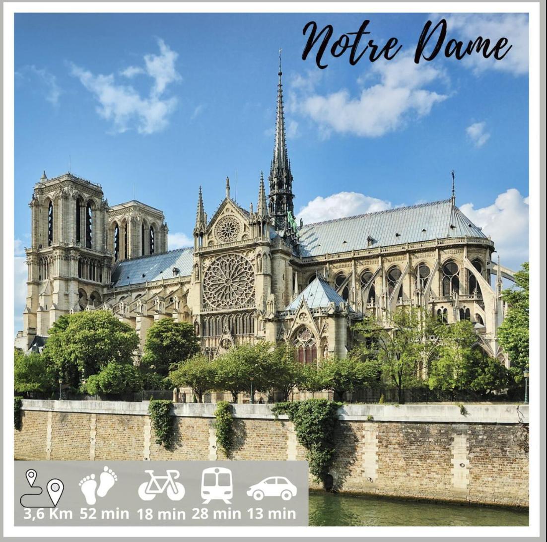 Nice Apartment With Amazing View Of Paris + Parking المظهر الخارجي الصورة